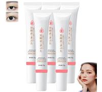 Double Eyelid Styling Cream,Double Eyelid Shaping Styling Cream,Waterproof Invisible Double Eyelid Shaping Cream,Double-Fold Eyelid Cream,Invisible Eyelid Shaping Gel with Y Stick (5 Pcs)