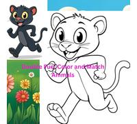 Double Fun: Color and Match Animals: Match the Animals and Color Their Outlines - Perfect for Toddlers and Preschool Kids