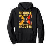 Double Haul Half The Excuses Sudadera con Capucha