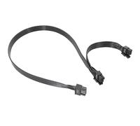 (Double head 80cm)GPU Graphics Card Power Cord for Corsair Graphics Card 8Pins to PCIE 6+2pin Splitter Cord Power Supply Multicolor