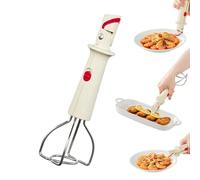 Double Head Anti Scald Hot Plate Gripper Tongs Non Slip Ergonomic Bowl Lifter Clamp Heat Resistant Kitchen Tool Secure Food Handling Serving Utensil For Home Cooking Restaurant Cafeteria Camping Buffe