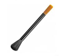 Double-Head Coffee Brush Soft Bristles Grinder Safe(1pc) | Double-head design, soft nylon bristles, safe for burrs, removes grounds, prevents scratches