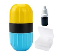 Double Head Roller Stamp - Self Inking Teacher Stamp, Durablee Ergonomic Design, Smooth Ink Flow, Quick Drying Tool | Educational Supplies Kit, School Home Travel Accessories, Classroom Activity Tool