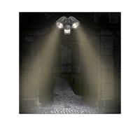 Double Head Security Light, 26w Outdoor Motion Sensor Light, 3000k Warm White, Waterproof Outdoor Floodlight for Garage