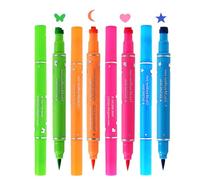 Double-Headed Eye Liner, Stamp and Pen Set of 4 Waterproof Makeup Tools for Women and Girls, Portable Long-Lasting Cosmetic Eyeliner for Daily Use