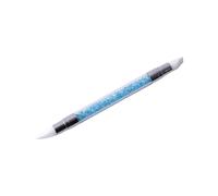 Double-Headed Silicone Nail Brushes, Dot Pen Nail Art Set,Nail Design Pens Gel Carving Brush Rhinestone Double Manicure Tools For Gel Nails Design Nails Art (C)