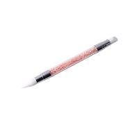 Double-Headed Silicone Nail Brushes, Dot Pen Nail Art Set,Nail Design Pens Gel Carving Brush Rhinestone Double Manicure Tools For Gel Nails Design Nails Art (E)