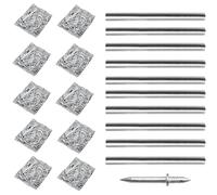 Double-Headed Skirting Thread Seamless Nail Non Marking, Invisible Double Headed Skirting Nails for Baseboards Hanging Pictures (1000pcs)