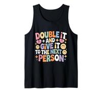 Double It and Give It To The Next Person Internet Trend - Camiseta sin Mangas