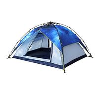 Double-Layer Camping Tent with Starry Pattern, Instant Automatic Pop Up Tent, Portable Beach Tent, Outdoor Sun Shelter with Carry Bag UV Protection Garden/Camping