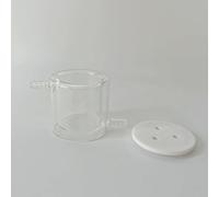 Double-Layer Electrolytic Cell with Temperature Control for 3-Electrode Systems - Glass Tank & PTFE Cover(50ml)