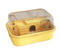 Double Layer Hamster Cage, Hedgehog Habitat, Hamster House with Removable Accessories, Anti Escape Enclosure, Travel Cage for Pets, Indoor, Present, 35x25x18.5cm