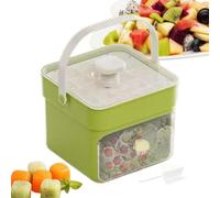 Double-Layer Ice Tray - Ice Trays | Reutilizable Icê Maker Tray with Handle and Lid | Press Type Making Tool Double Layer Kitchen Gadgets for Whiskey Coffee Tea Drinks Cocktails Outdoor Camping Home