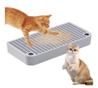 Double Layer Litter Trapper Ramp, Waterproof Litter Box Step Mats, Adorable Compact Filtering System, Cat Bunny Toilet Pedal for Home, Anti-Scatter Pet Mat with Easy Cleaning