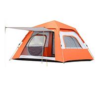 Double Layer Portable Outdoor Lightweight Tent for 5-6 Persons, Pop Up Tent Waterproof Sun Shade Anti UV for Beach/Hiking/Backpacking/Fishing Instant 4 Season Sun Shelter