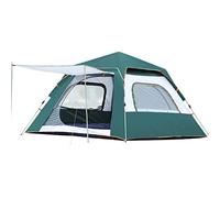 Double Layer Portable Outdoor Lightweight Tent for 5-6 Persons, Pop Up Tent Waterproof Sun Shade Anti UV for Beach/Hiking/Backpacking/Fishing Instant 4 Season Sun Shelter