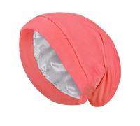Double Layer Sleeping Cap Sets Head Cap Women Chemioherapy Caps Europe and The States Hot Men's Elastic Wrap Headcap Capnet Running Mujer Invierno, Rojo sandía, Talla única