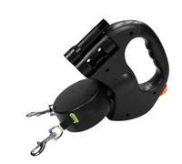 Double Lead For - Ergonomic Padded Handle With Non-Slip Foldable Design | Outdoor Dog Leash For Camping, Walking, Beach, Hiking, Running And Ground Activities