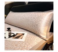 Double Long Pillowcase Summer Cool Ice Silk Available In Sizes of 48x100/48x120/48x150/48x180cm(Baowenhuayu-Fen,48x150cm 1pcs)