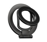 Double Magnetic Ring Phone Holder, Double-Sided Magnet Ring, Folding Phones Mount, Alloy Gym Accessories, Desktop Cellphone Grip, Foldable Versatile Ideal for Home
