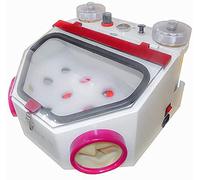 Double- Pen Fine Sand Blasting Machine, Dental Lab Sandblaster, Air Polisher Sandblasting Machine Set Dental Sandblasting Machine, HUANGHAIQIU