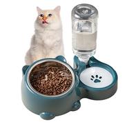 Double Pet Bowl | Pet Food Dispensers | Cat Food Station | Small Animal Feeder | Elevated Feeding Bowls | Non-Slip Feeding Station for Most Pets Cats, Small Pets, Dogs