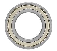 Double Protected Ball Bearings 35-50mm | High Speed Steel Bearings for Motors/Tools/Exercise Equipment | Low Noise Deep Groove Bearings with 9-10mm Thickness (35x62x9mm (16007-ZZ))