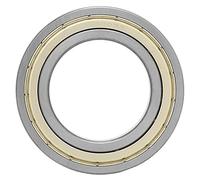 Double Protected Ball Bearings 35-50mm | High Speed Steel Bearings for Motors/Tools/Exercise Equipment | Low Noise Deep Groove Bearings with 9-10mm Thickness (45x75x10mm (16009-ZZ))