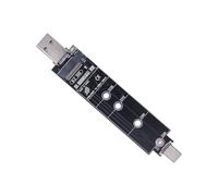 Double Protocols To USB C USB 3.1 Gen 2 Carcasa de disco duro de alta velocidad Disco de estado sólido Placa externa de estados sólidos