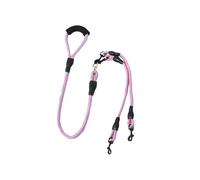 Double Puppy Rope, Dog Trainer, Safety Equipment for River-Fording Hiking Walking, 59,06 pulgadas, 360 grados Rotating Clip Pets, Outdoor Training Yard Running Ejercise Gear Tool