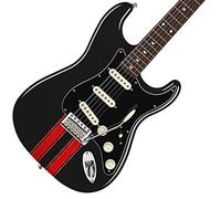 Double Racing Stripes Guitar Stickers pegatinas Vinyl From Guitar & Bass Body (Rojo)