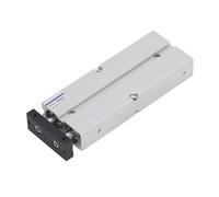 Double Rod Double Acting Cylinder Aluminum Alloy 20mm Dia 100mm Stroke Compound Action Type Pneumatic Air Cylinder