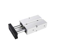 Double Rod TN Type Pneumatic Cylinde Air 20mm Bore 10mm 16mm 20mm 25mm 32 Small Aluminum Alloy Stroke 30 35 40 45 50 60 70 75mm(Stroke 10mm,Bore 20)