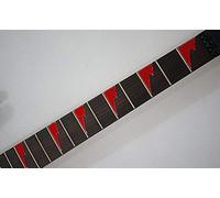 Double Sharks Fin Red Fret Markers StickersVinyl Inlay Guitar & Bass