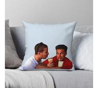 Double Shot At Love Pauly And Vinny - Funda de almohada cuadrada de poliéster y lino y terciopelo, funda de almohada decorativa para cama