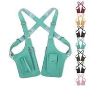 Double Shoulder Armpit Bag, Underarm Shoulder Bag For Men, Premium Leather Adjustable Bags, Anti-Theft, Casual Wear (Green)