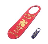 Double-Side Door Hanging Sign Modern and Simple Hanger Function Blue 23.50X8.00X0.30CM 1Pack