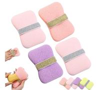 Double-Sided Bath Foaming Bag,2 in 1 Bathroom Soap Sponge Bath Sponges,with Quick Lather & Reusable Mesh, Portable Net Sponges for Shower, Travel & Home Use (4pcs-colour mixture2)