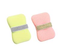 Double-Sided Bath Foaming Bag, 2 in 1 Bathroom Soap Sponge with Luxurious Lather & Reusable Mesh for Shower Travel & Home Use (Pink+Yellow)