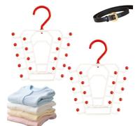 Double Sided Closet Organizer Hanger - 18 Hooks 360 Rotating Rack