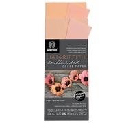 Double-Sided Extra Fine Crepe Paper 2/Pkg-Honeysuckle/Coral & Apricot/Light Rose