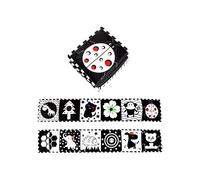 Double-Sided Fabric Activity Book - Baby - Foldable - Reusable - 6-12 Months and Toddlers