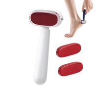 Double-Sided Foot Callus Remover, Stainless Steel File | Arc-Shaped Pedicure Rasp with Coarse & Fine Surfaces, Anti-Slip Handle for Dry Skin, Rough Heels and Home Foot Care
