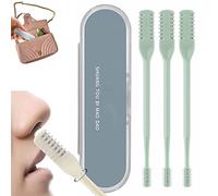 Double Sided Nose Hair Knife, 2-in-1 Face Hair Trimming Tool, Nose Hair Knife, for Men Women, Enhanced Nose Hair Trimmer Clipper, 360 Degree Rotating Double Head Nose Hair Trimmer