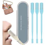 Double Sided Nose Hair Knife, 2-in-1 Face Hair Trimming Tool, Nose Hair Knife, for Men Women, Enhanced Nose Hair Trimmer Clipper, 360 Degree Rotating Double Head Nose Hair Trimmer