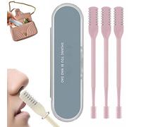 Double Sided Nose Hair Knife, 2-in-1 Face Hair Trimming Tool, Nose Hair Knife, for Men Women, Enhanced Nose Hair Trimmer Clipper, 360 Degree Rotating Double Head Nose Hair Trimmer