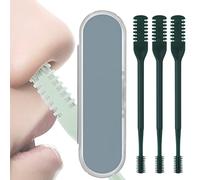 Double Sided Nose Hair Knife, Nose Hair Knife, Nose Hair Knife Trimmer,nose Hair Gadget,manual Nose Hair Trimmer, 2-in-1 360 Degree Rotating Face Hair Trimming Tool for Men Women-Dark Green