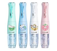 Double-Sided Tape Pen - 4-Piece Adhesive Roller Set | 360-Degree Rotary Glue Dispenser For Scrapbooking, Card Making And Photo Framing, School And Office Art Supplies