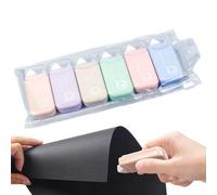 Double Sided Tape Roller | 6 Pieces Double-Sided Tape Roller | 6.5x2.8x1.5cm Adhesive Glue Runner - Consistent For Journaling Crafts School Office Classroom Scrapbook Wrapping Photo Home