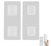 Double Sided Wall Hooks Transparent Suction Cup Hangers, No Drill Seamless Adhesive Hook, Heavy Duty Bathroom Kitchen Mount Storage | Reusable Easy Install Organizer For Hanging Towels Clothes Keys